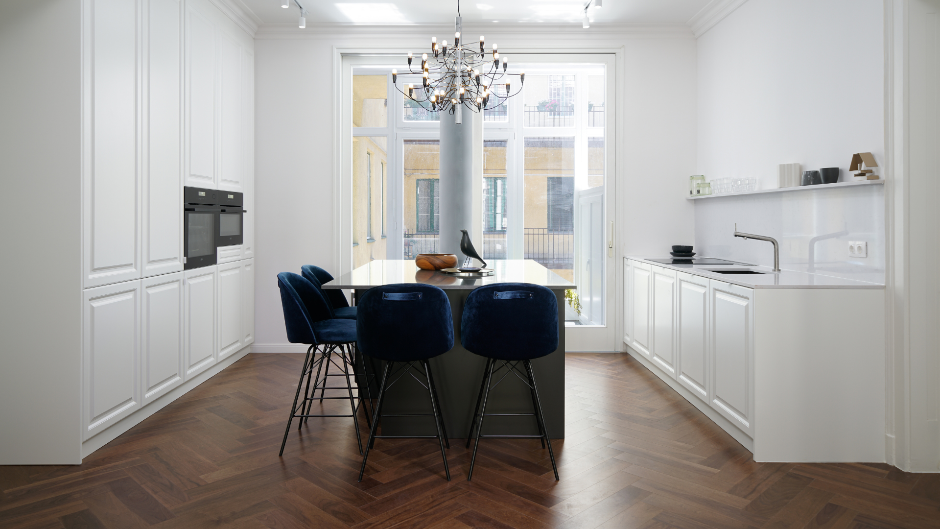 Keuken swing smoked walnut